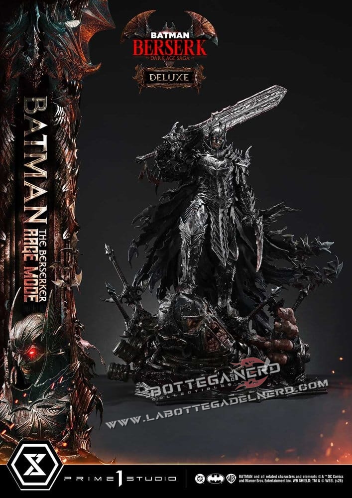 DC Comics - Statue 1/4 Batman The Berserker Rage Dx Bonus 82cm - immagine 10