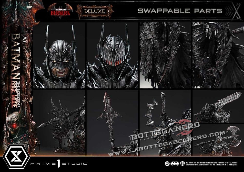 DC Comics - Statue 1/4 Batman The Berserker Rage Dx Bonus 82cm - immagine 7