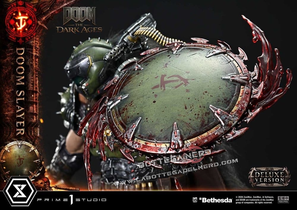 DOOM: The Dark Ages - Ultimate Statue 1/4 DOOM Slayer Dx Bonus 77cm - immagine 13