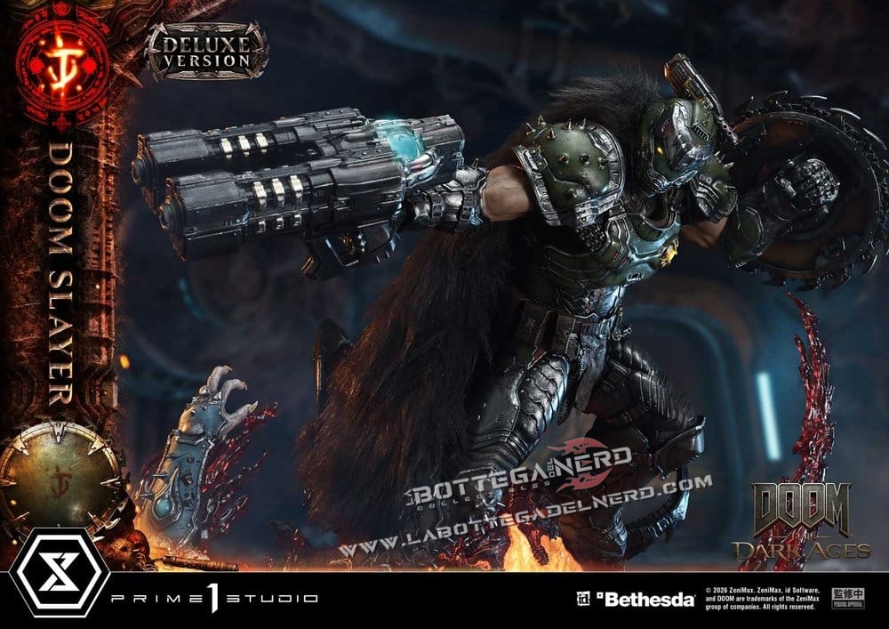 DOOM: The Dark Ages - Ultimate Statue 1/4 DOOM Slayer Dx Bonus 77cm - immagine 10