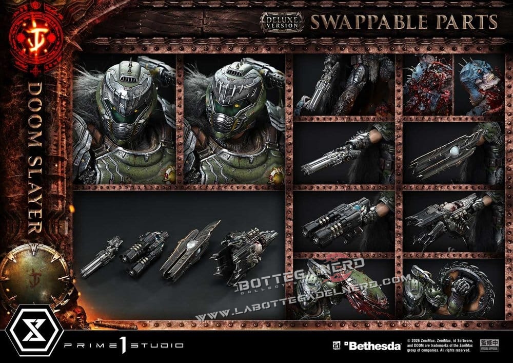 DOOM: The Dark Ages - Ultimate Statue 1/4 DOOM Slayer Dx Bonus 77cm - immagine 8