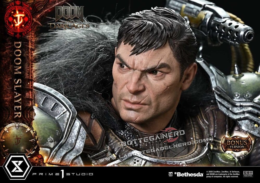 DOOM: The Dark Ages - Ultimate Statue 1/4 DOOM Slayer Dx Bonus 77cm - immagine 2