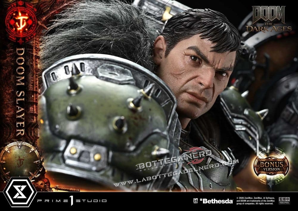 DOOM: The Dark Ages - Ultimate Statue 1/4 DOOM Slayer Dx Bonus 77cm - immagine 4