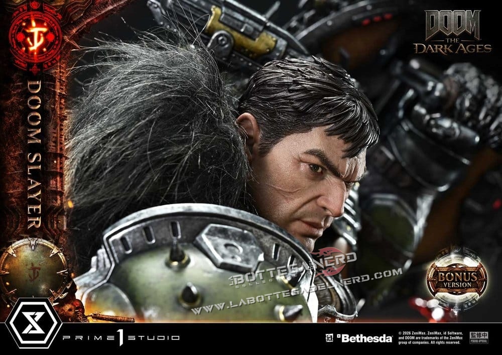DOOM: The Dark Ages - Ultimate Statue 1/4 DOOM Slayer Dx Bonus 77cm - immagine 3