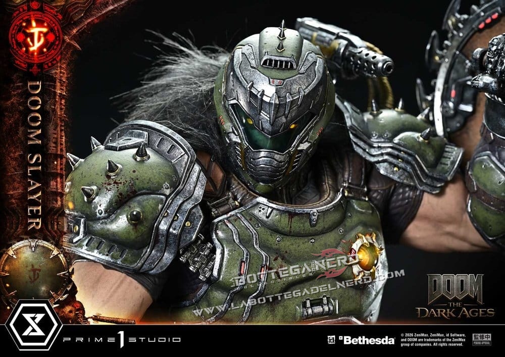 DOOM: The Dark Ages - Ultimate Statue 1/4 DOOM Slayer Dx Bonus 77cm - immagine 18