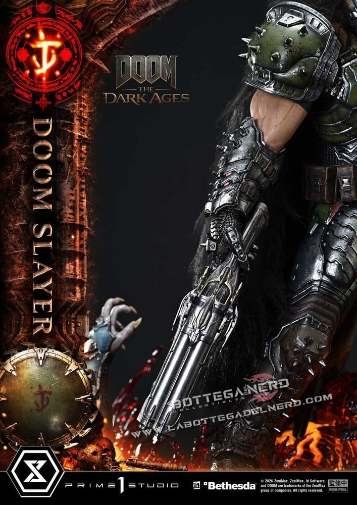 DOOM: The Dark Ages - Ultimate Statue 1/4 DOOM Slayer Dx Bonus 77cm - immagine 25