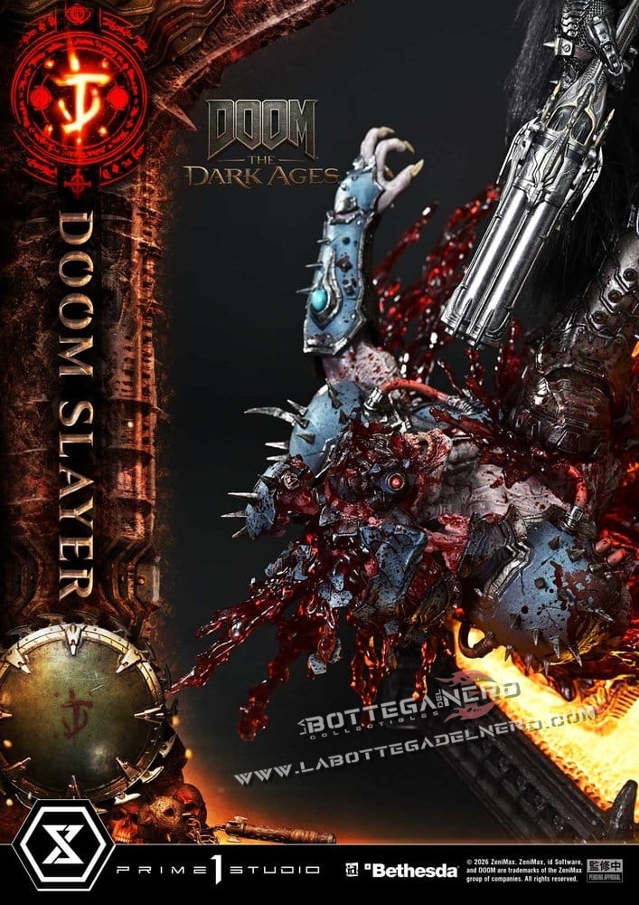 DOOM: The Dark Ages - Ultimate Statue 1/4 DOOM Slayer Dx Bonus 77cm - immagine 26
