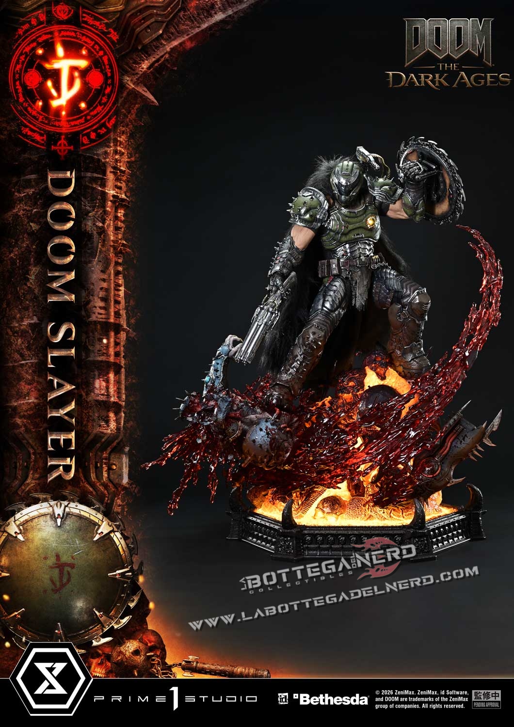 DOOM: The Dark Ages - Ultimate Statue 1/4 DOOM Slayer Dx Bonus 77cm - immagine 20