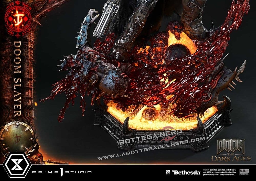 DOOM: The Dark Ages - Ultimate Statue 1/4 DOOM Slayer Dx Bonus 77cm - immagine 28