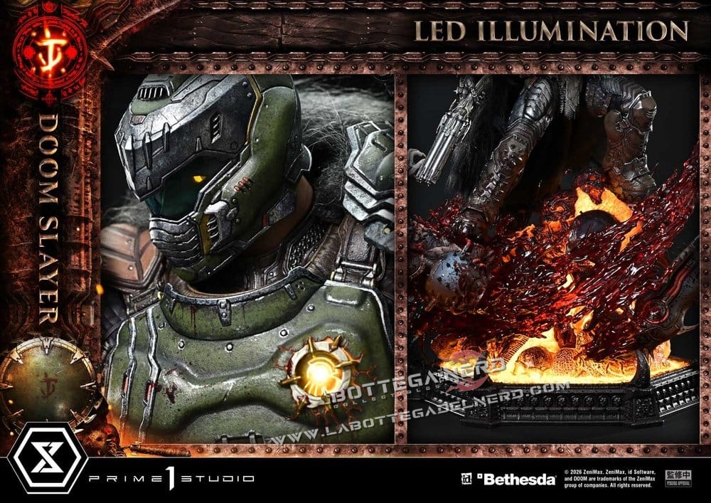 DOOM: The Dark Ages - Ultimate Statue 1/4 DOOM Slayer Dx Bonus 77cm - immagine 23