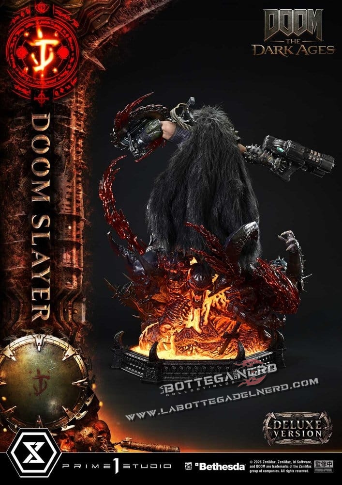 DOOM: The Dark Ages - Ultimate Statue 1/4 DOOM Slayer Dx Bonus 77cm - immagine 15