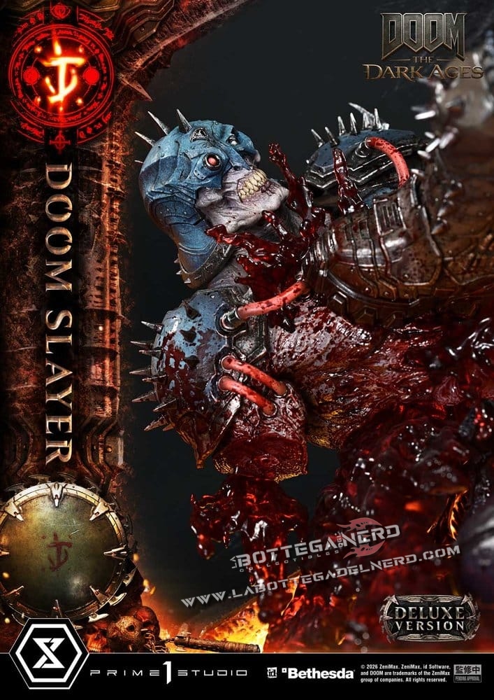 DOOM: The Dark Ages - Ultimate Statue 1/4 DOOM Slayer Dx Bonus 77cm - immagine 12
