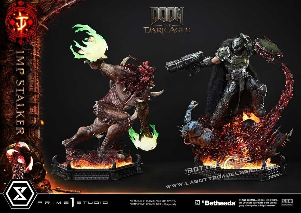 DOOM: The Dark Ages - Ultimate Statue 1/4 DOOM Slayer Dx Bonus 77cm - immagine 29