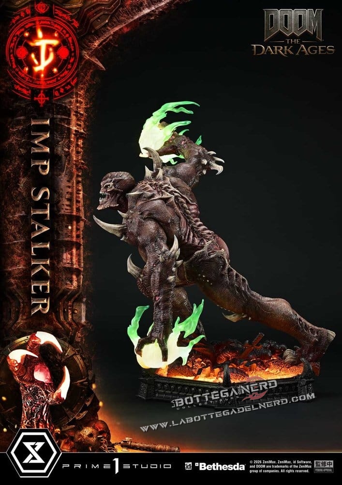 DOOM: The Dark Ages - Masterline Statue 1/4 Imp Stalker 77cm - immagine 8