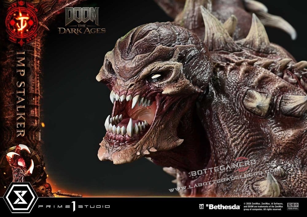 DOOM: The Dark Ages - Masterline Statue 1/4 Imp Stalker 77cm - immagine 4