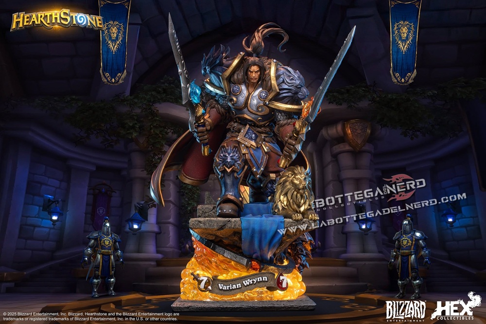 BLIZZARD Heartstone - Statue 1/10 Varian Wrynn 31cm - immagine 2