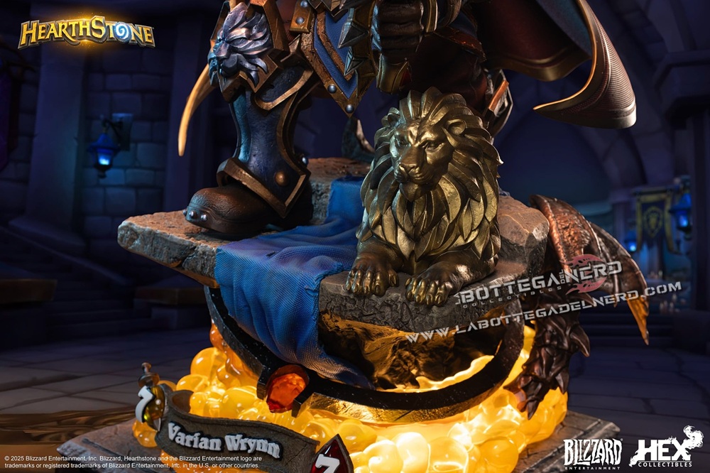BLIZZARD Heartstone - Statue 1/10 Varian Wrynn 31cm - immagine 8