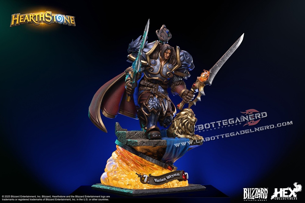 BLIZZARD Heartstone - Statue 1/10 Varian Wrynn 31cm - immagine 6