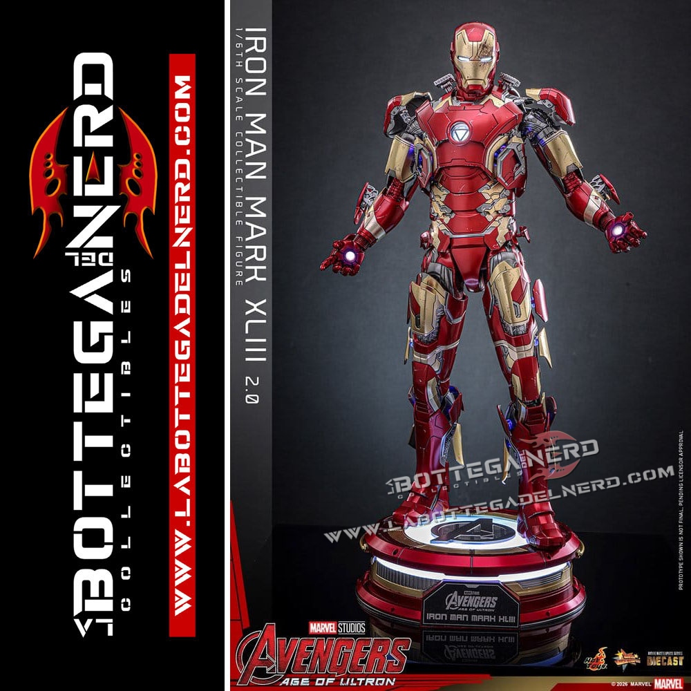 Avengers: Age of Ultron - Diecast Action Figure 1/6 Iron Man XLIII 32cm