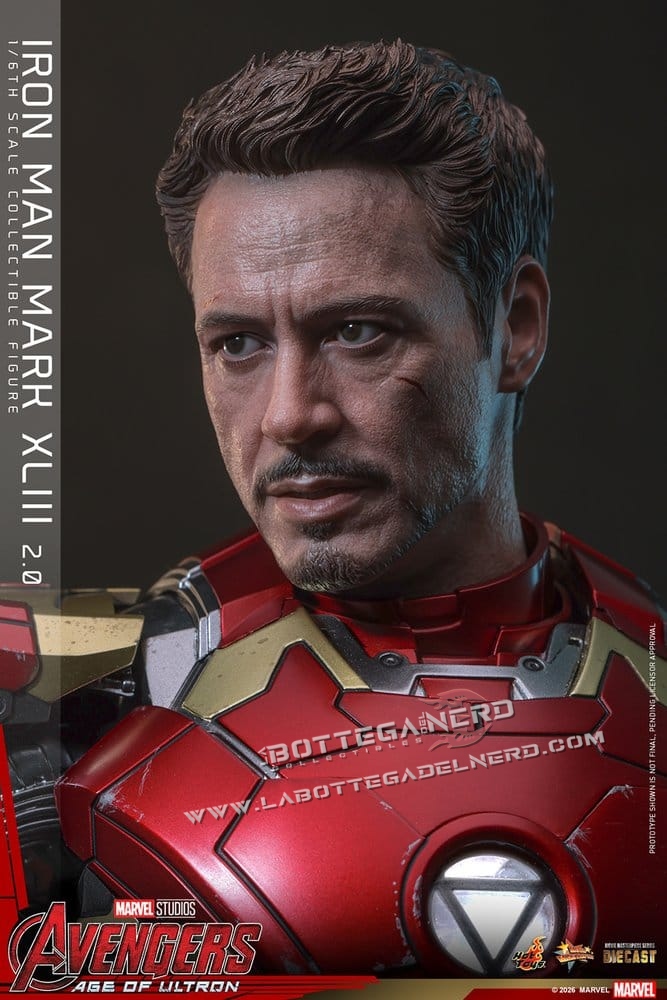 Avengers: Age of Ultron - Diecast Action Figure 1/6 Iron Man XLIII 32cm - immagine 10