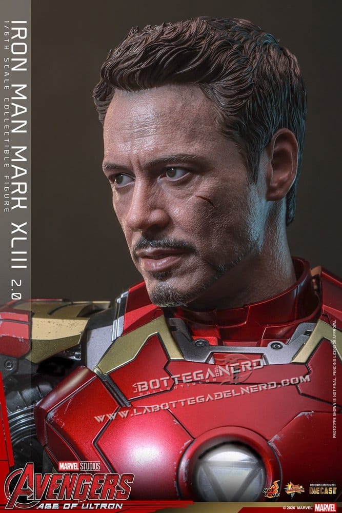 Avengers: Age of Ultron - Diecast Action Figure 1/6 Iron Man XLIII 32cm - immagine 9