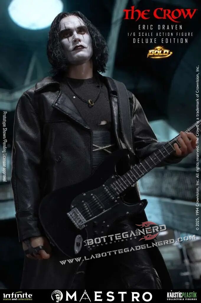 The Crow - Action Figure 1/6 Eric Draven Luxury Deluxe Gold 30cm - immagine 2