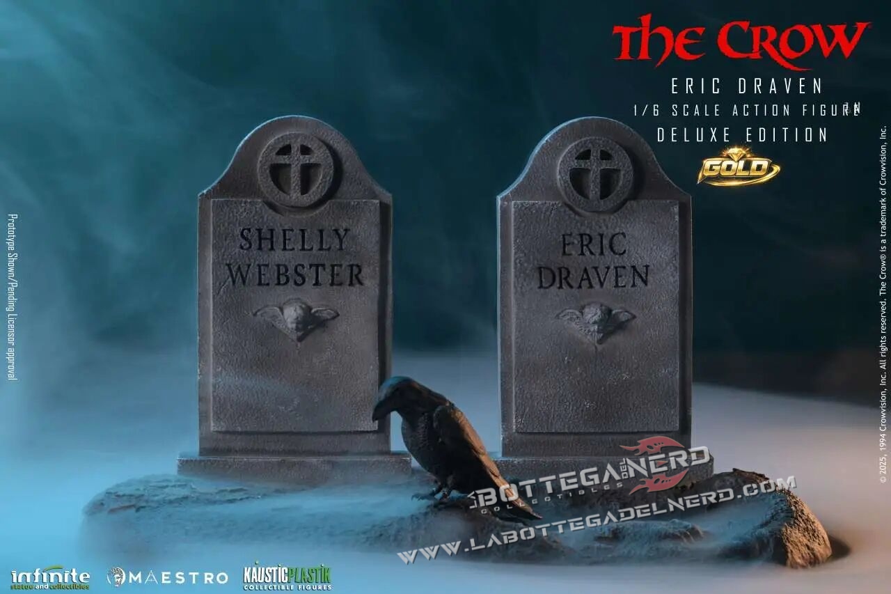 The Crow - Action Figure 1/6 Eric Draven Luxury Deluxe Gold 30cm - immagine 6