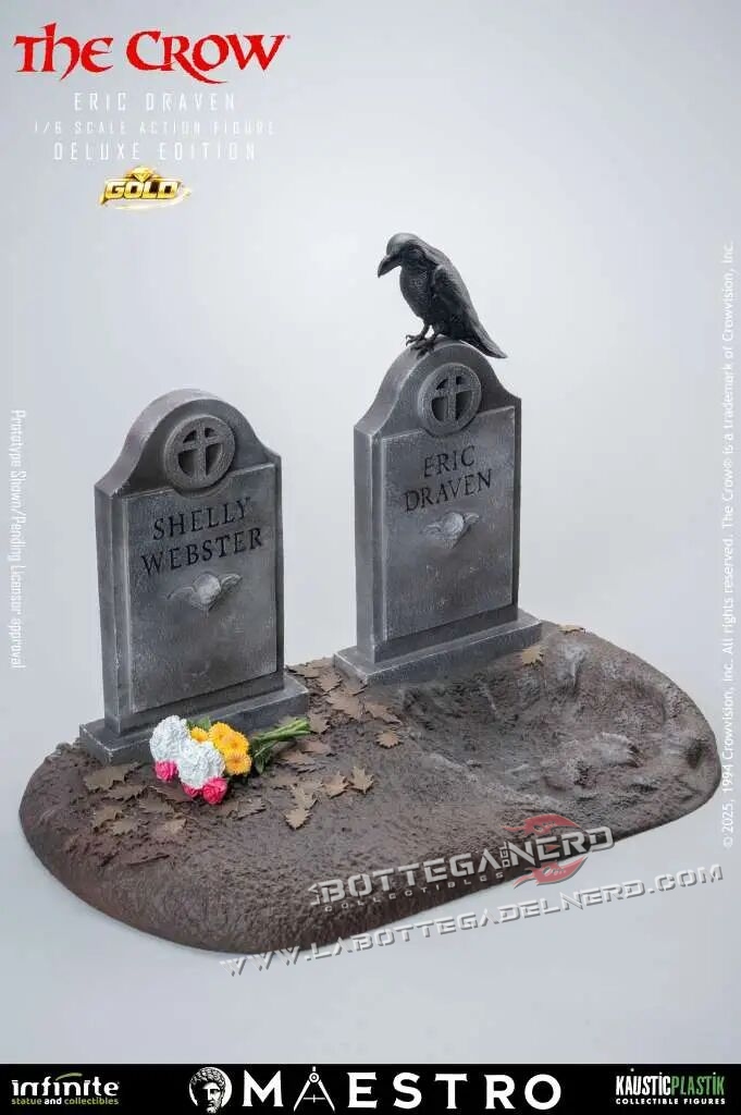 The Crow - Action Figure 1/6 Eric Draven Luxury Deluxe Gold 30cm - immagine 7