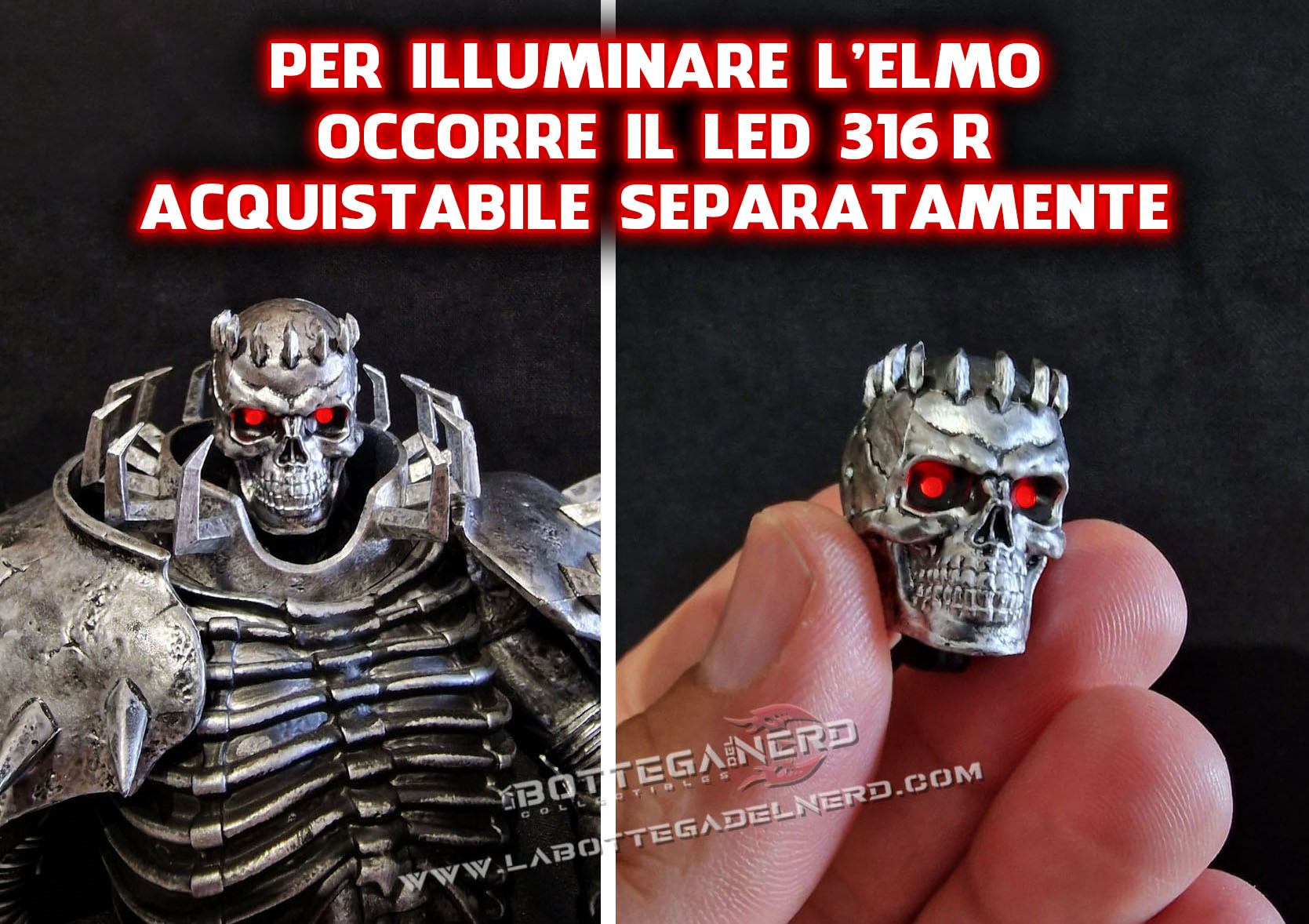 Berserk - Pop Up Parade L PVC Statue Skull Knight Exclusive 22cm - immagine 9
