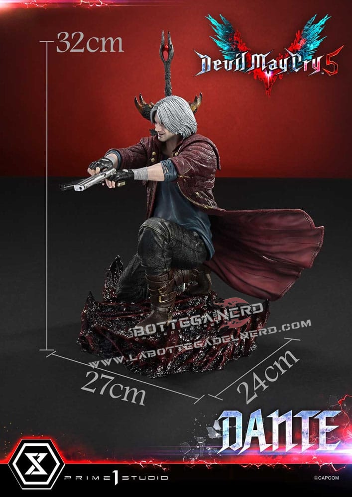 Devil May Cry V - Masterline Statue 1/6 Dante Bonus 32cm - immagine 12