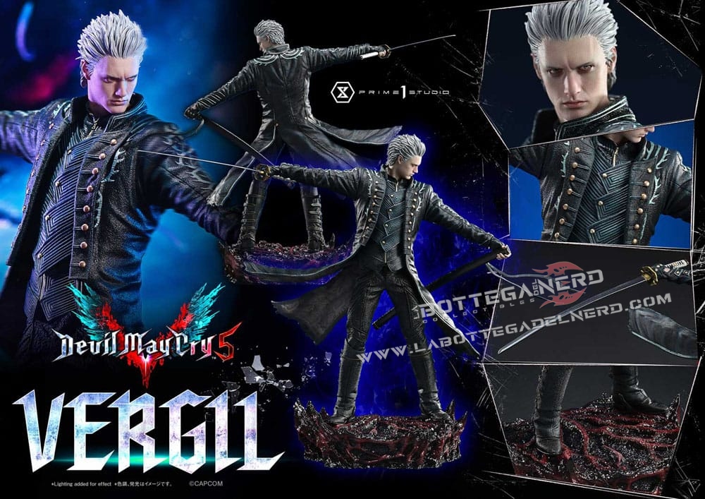 Devil May Cry V - Masterline Statue 1/6 Vergil Bonus 39cm - immagine 12