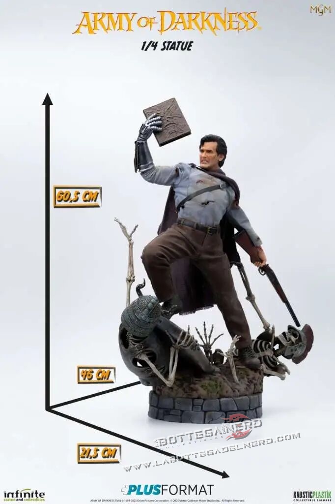 Army Of Darkness - Statue Plus Format 1/4 Ash Williams 60cm - immagine 10