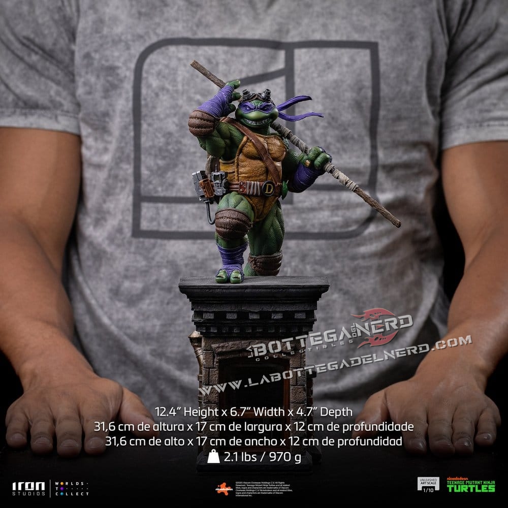 Teenage Mutant Ninja Turtles - Art Scale Statue 1/10 Donatello 32cm - immagine 11