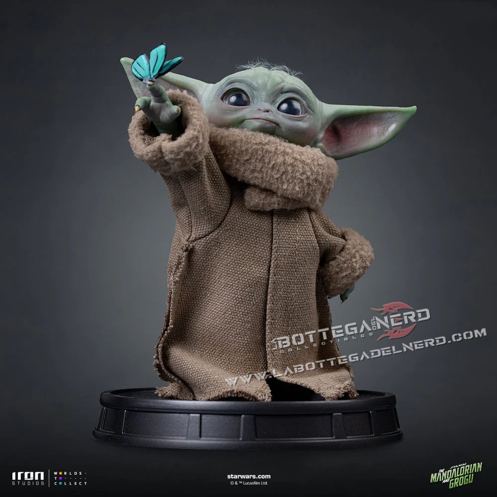 The Mandalorian & Grogu - Grogu Collection Statue Grogu Butterfly Wonder - immagine 3