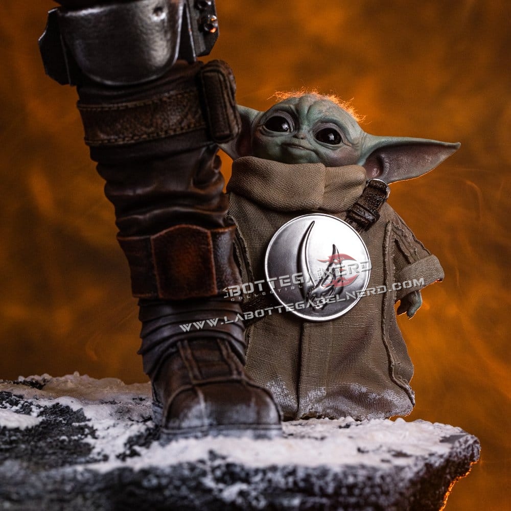 The Mandalorian & Grogu - Statue 1/4 The Mandalorian and Grogu 57cm - immagine 13