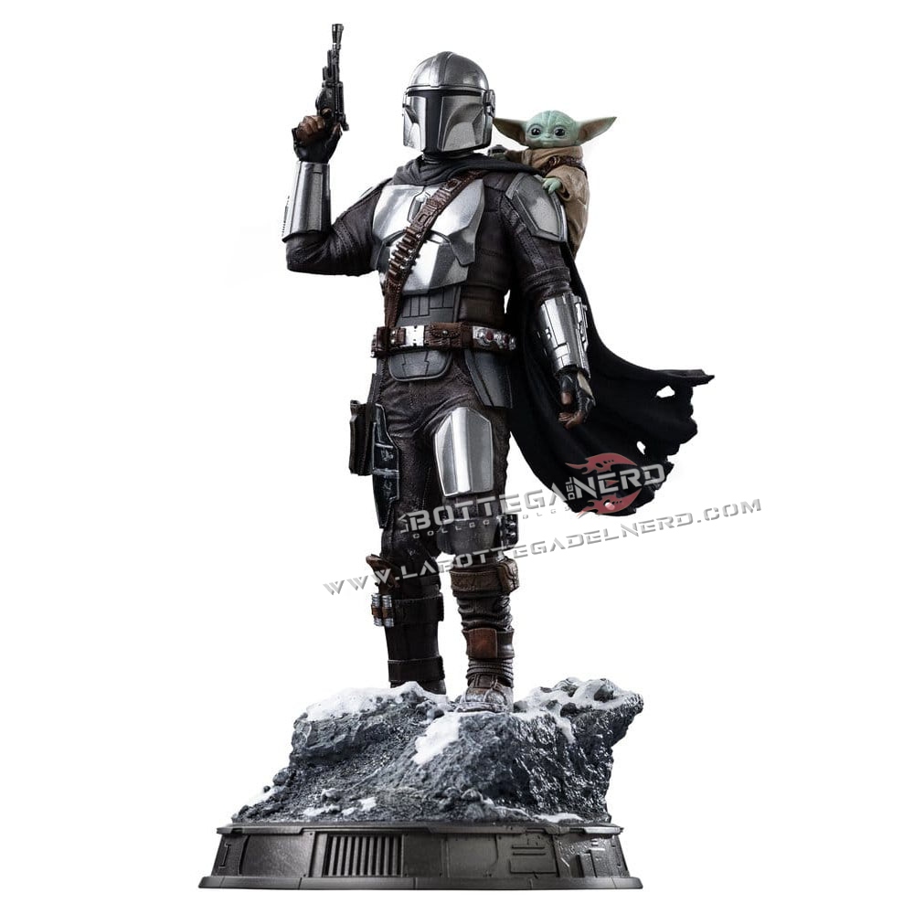 The Mandalorian & Grogu - Statue 1/10 The Mandalorian and Grogu 25cm - immagine 2