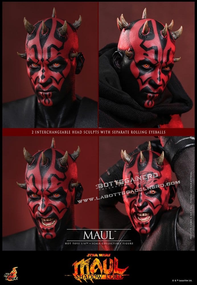 Star Wars: Shadow Lord - Masterpiece Action Figure 1/6 Maul 29cm - immagine 9