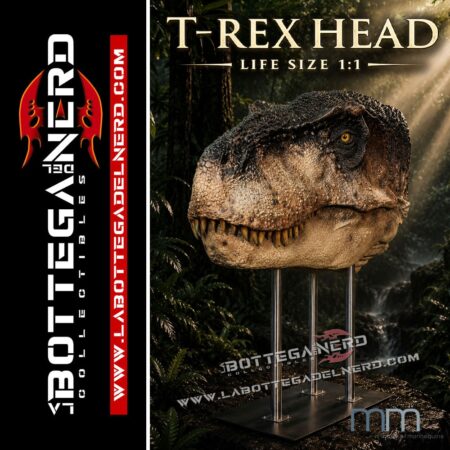 T-REX - Head Tyrannosaurus Rex V.2 Life Size 1:1 (Dimensioni Reali) 206cm