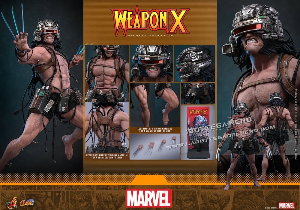 Marvel Comic - Action Figure 1/6 Weapon X 31cm - immagine 11