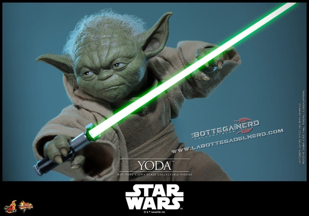 STAR WARS - Masterpiece Action Figure 1/6 Yoda 14cm - immagine 6