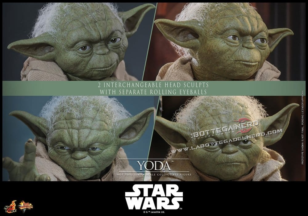 STAR WARS - Masterpiece Action Figure 1/6 Yoda 14cm - immagine 9