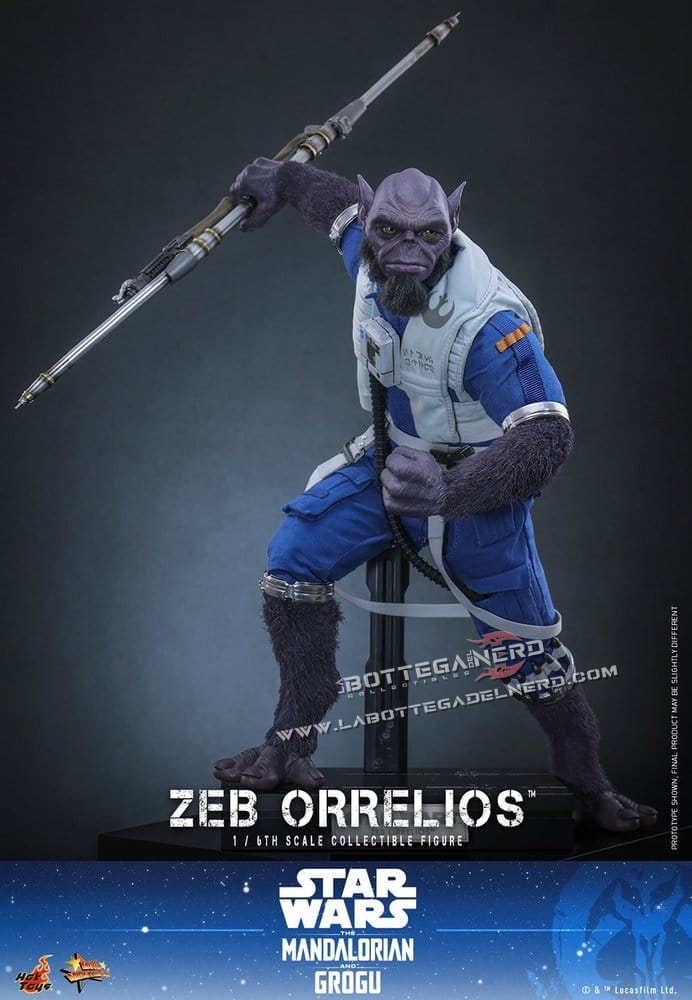The Mandalorian & Grogu - Masterpiece Action Figure 1/6 Zeb Orrelios 33cm - immagine 3