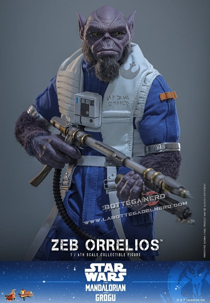 The Mandalorian & Grogu - Masterpiece Action Figure 1/6 Zeb Orrelios 33cm - immagine 4