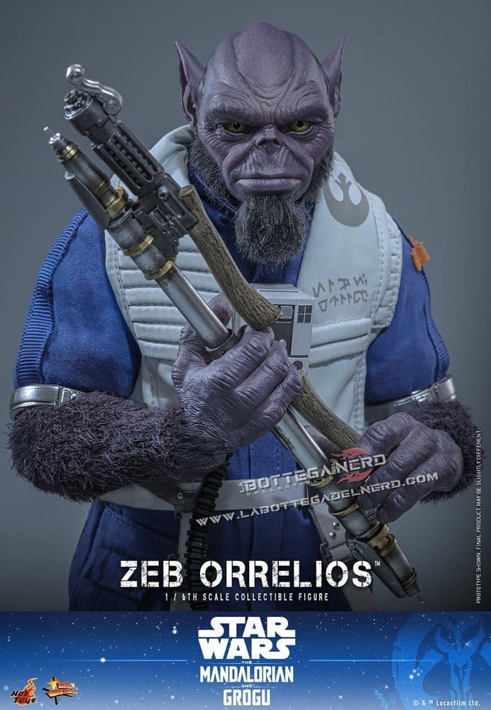 The Mandalorian & Grogu - Masterpiece Action Figure 1/6 Zeb Orrelios 33cm - immagine 5