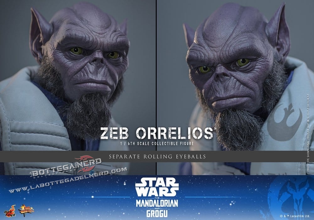 The Mandalorian & Grogu - Masterpiece Action Figure 1/6 Zeb Orrelios 33cm - immagine 8
