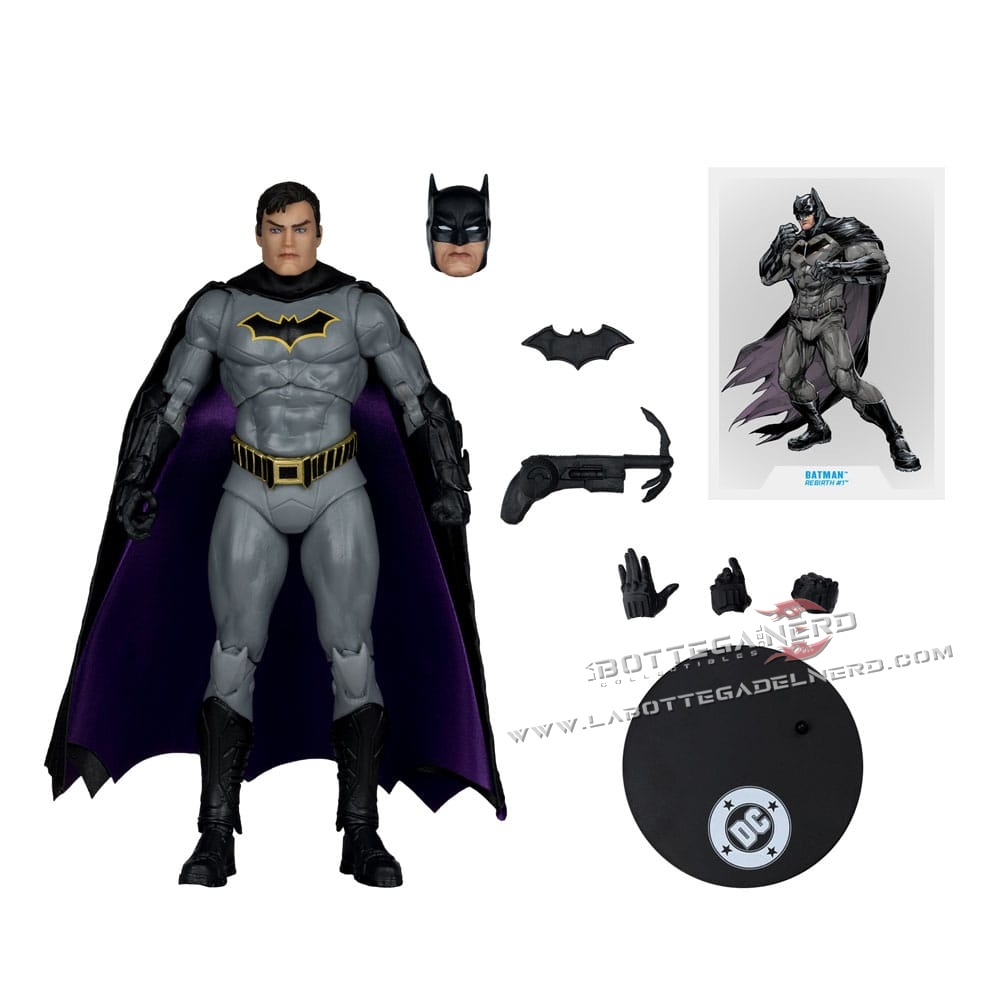 DC Rebirth - Action Figure Batman (Gold Label) 18cm - immagine 4