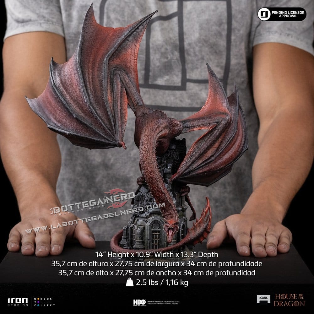House of the Dragon - Icons Statue Caraxes 36cm - immagine 11