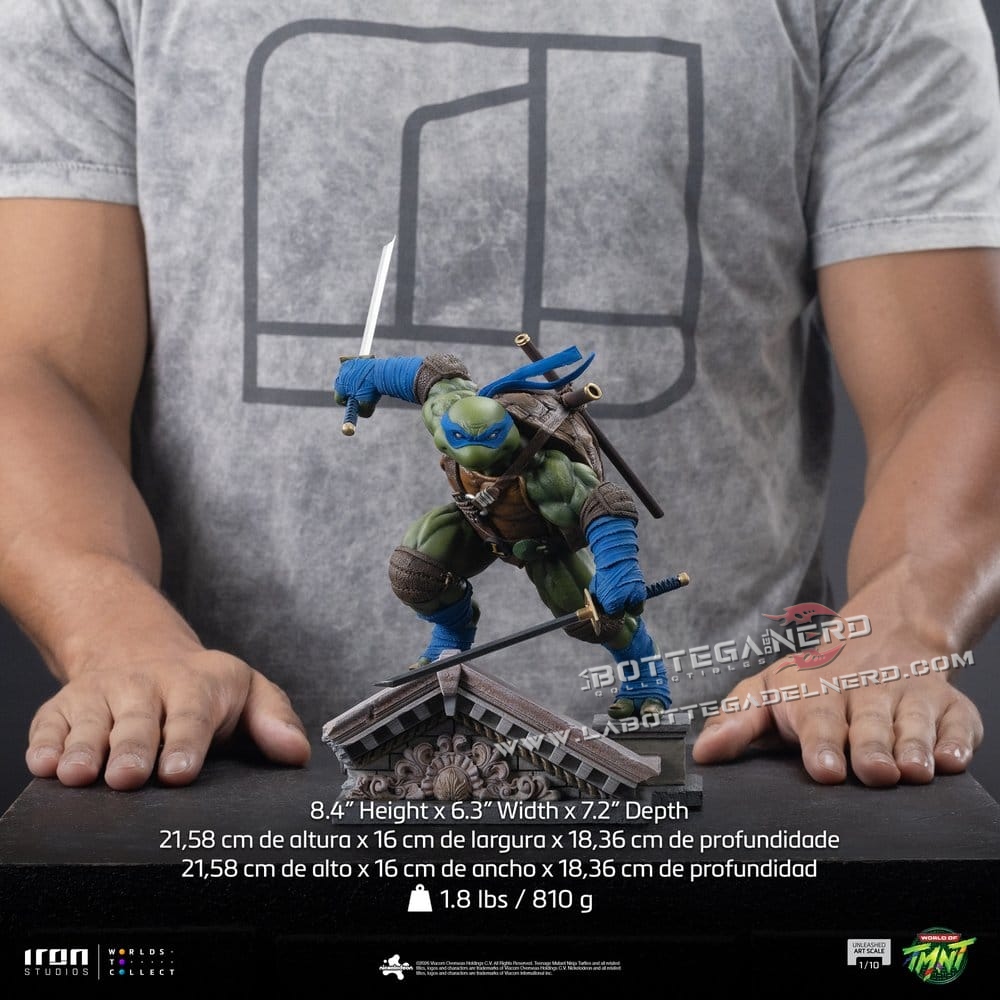 Teenage Mutant Ninja Turtles - Art Scale Statue 1/10 Leonardo 22cm - immagine 10