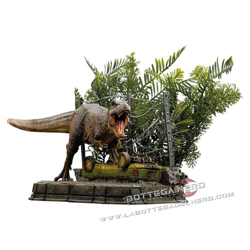 Jurassic Park - Icons Statue T-Rex Breakout Set A 27cm - immagine 3