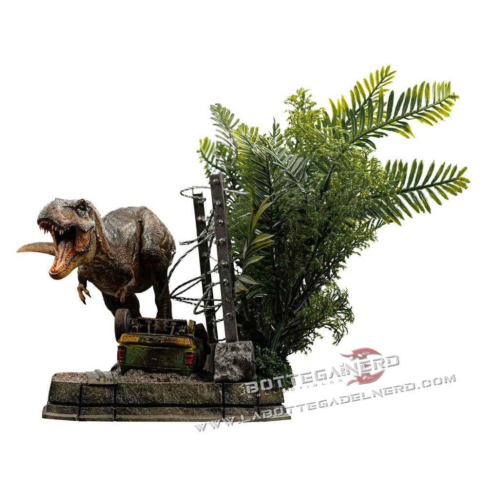 Jurassic Park - Icons Statue T-Rex Breakout Set A 27cm - immagine 4